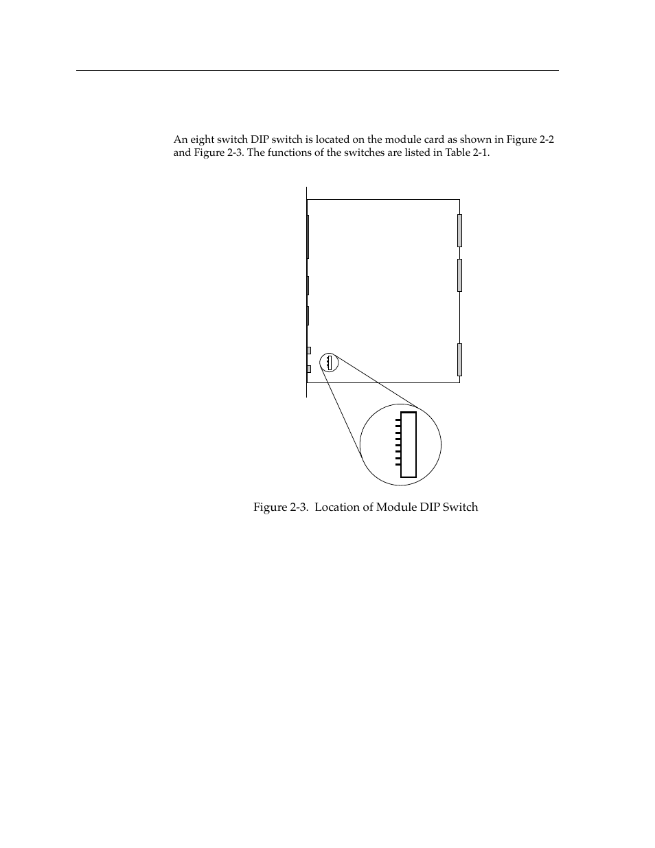 Setting the module card dip switch | Cabletron Systems FDDI Repeater User Manual | Page 14 / 29