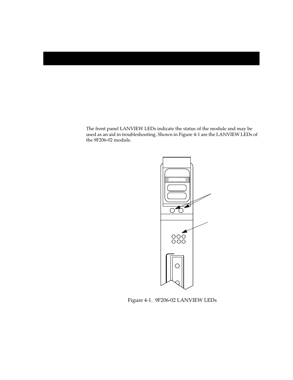 Lanview leds, Chapter 4 | Cabletron Systems FDDI Repeater User Manual | Page 22 / 29