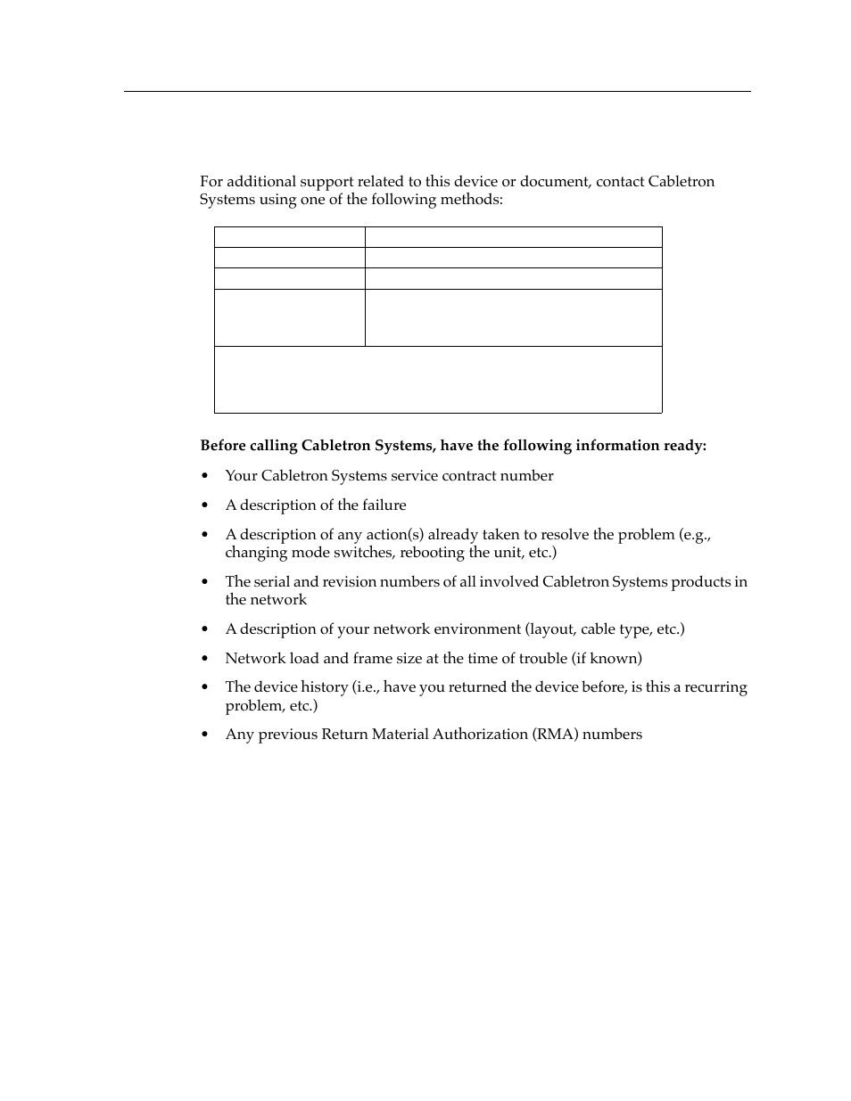 Getting help, Getting help -5 | Cabletron Systems 9T428-16 User Manual | Page 13 / 40