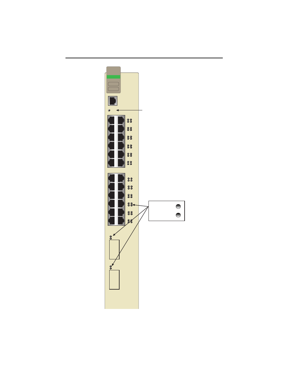 Figure 4-1 lanview leds, Receive (rx) transmit (tx) | Cabletron Systems DLE22-MA User Manual | Page 58 / 202