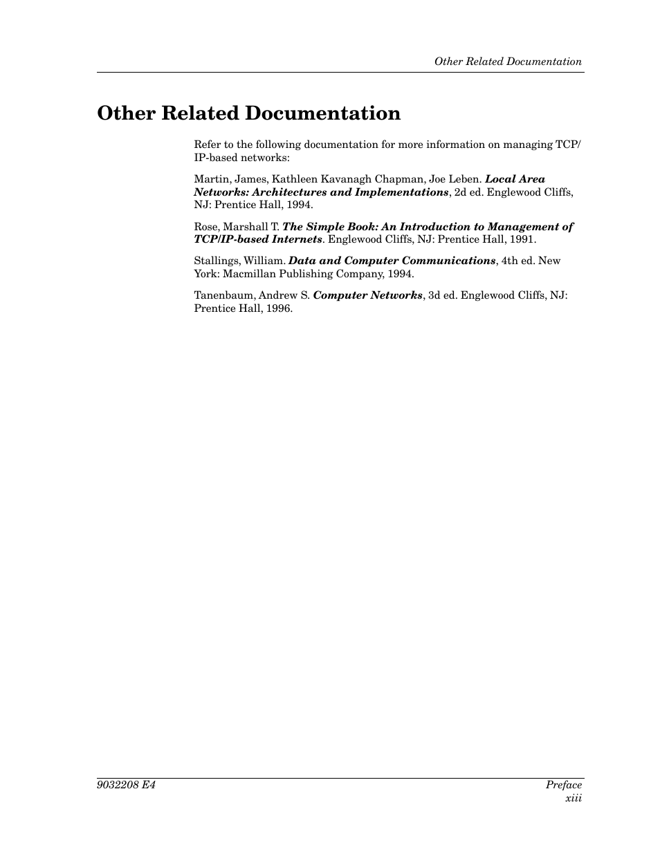 Other related documentation | Cabletron Systems 5500 User Manual | Page 14 / 83