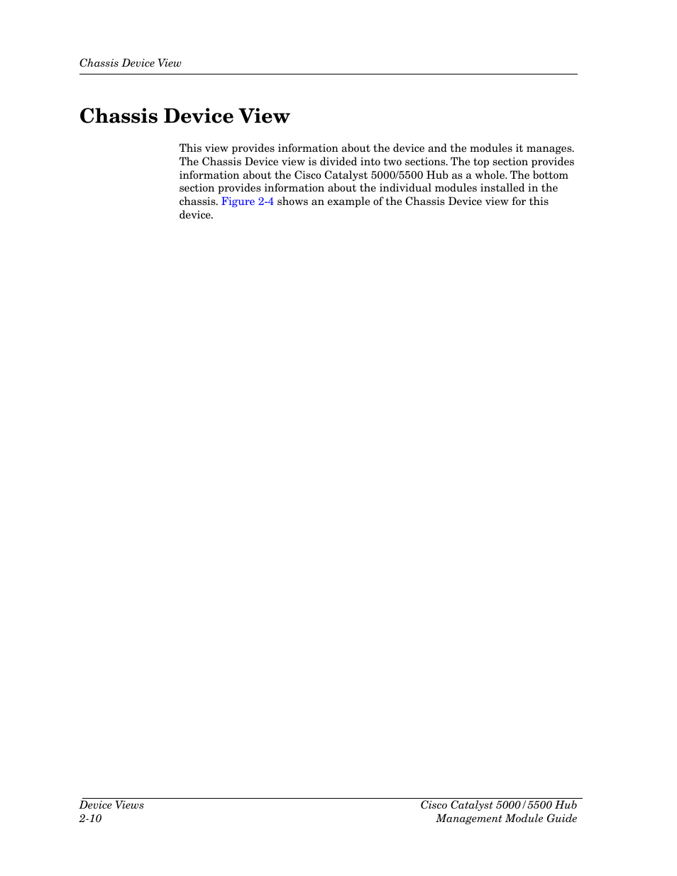 Chassis device view, Chassis device view -10 | Cabletron Systems 5500 User Manual | Page 31 / 83