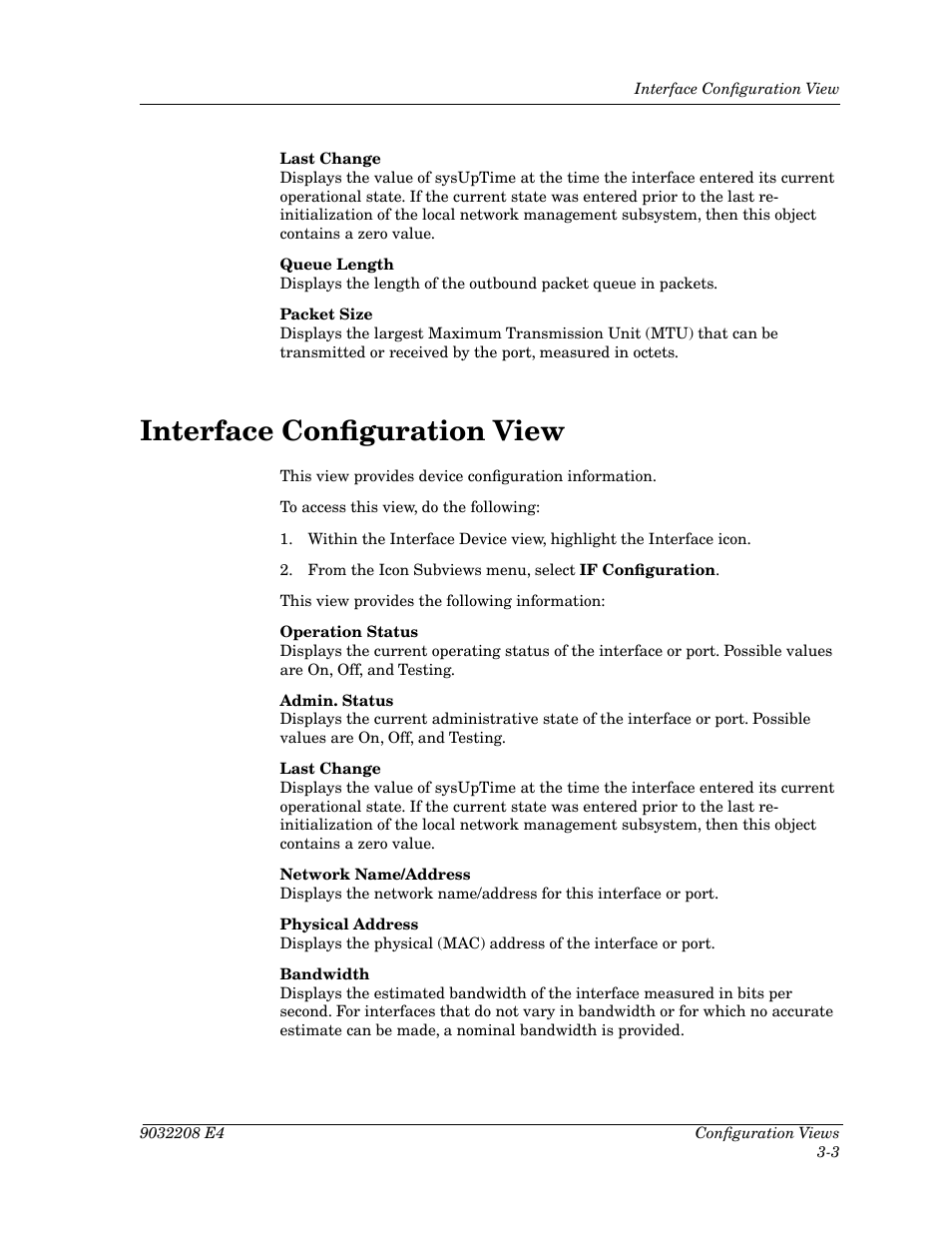 Interface configuration view, Interface conþguration view -3, Interface conþguration view | Cabletron Systems 5500 User Manual | Page 42 / 83