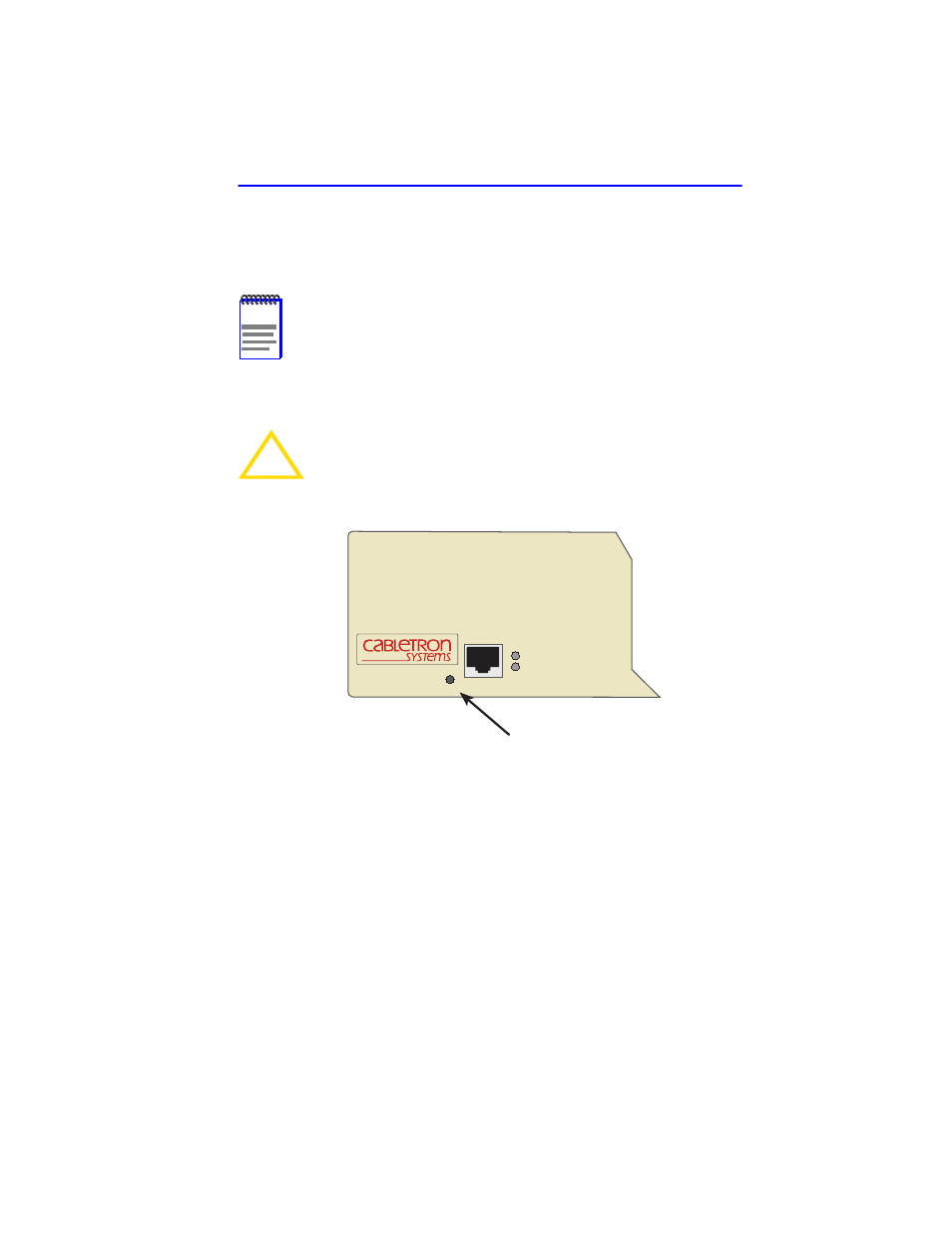 4 using the reset button, Using the reset button -7 | Cabletron Systems 2M46-04R User Manual | Page 47 / 150