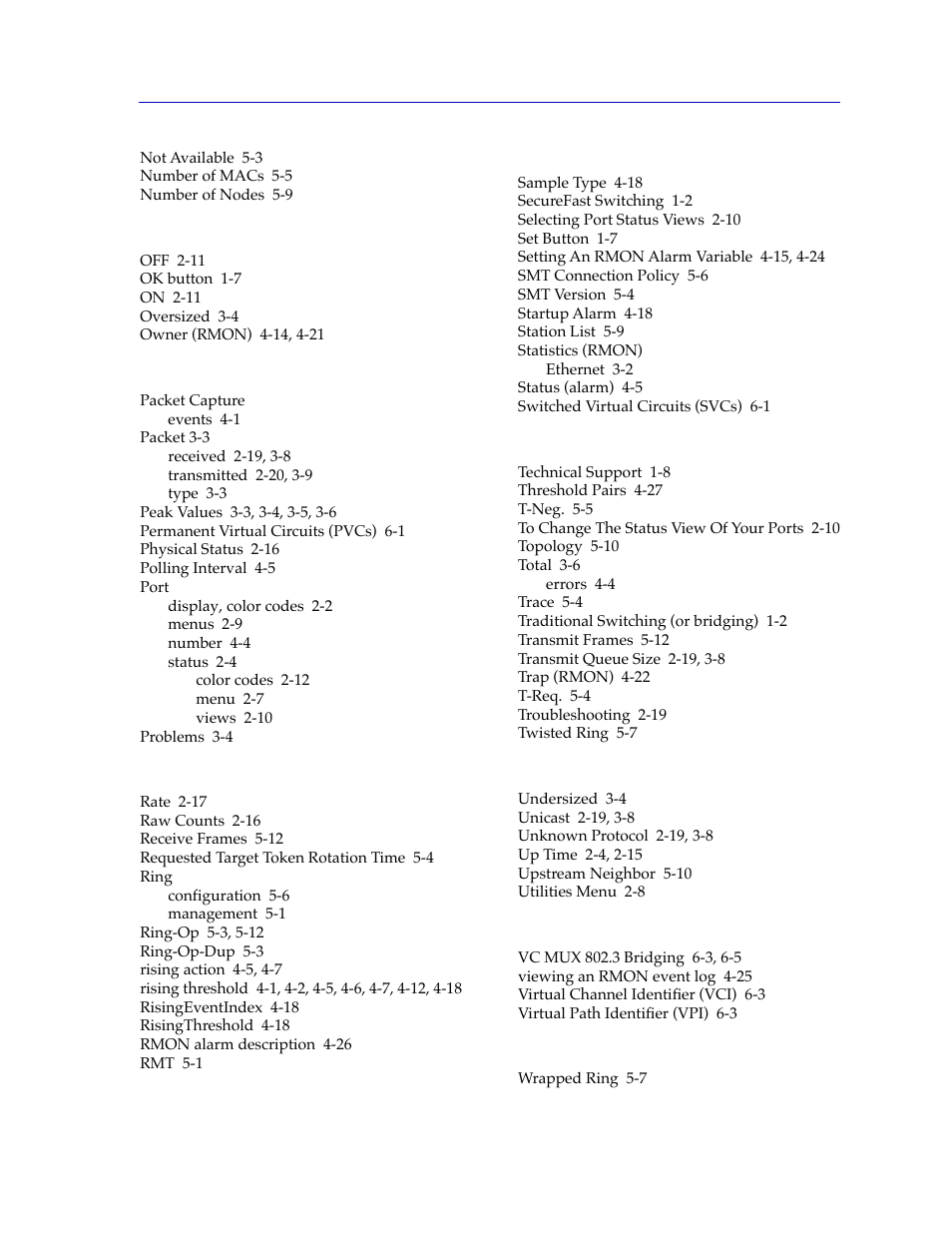 Cabletron Systems Lancast Media Converter 7000 User Manual | Page 107 / 108