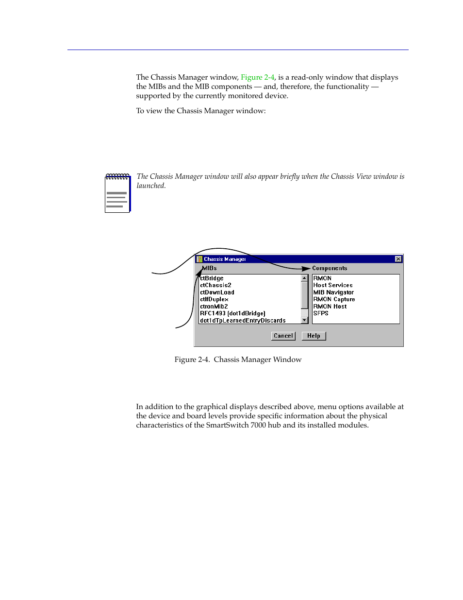 Viewing hardware types, Viewing hardware types -13 | Cabletron Systems Lancast Media Converter 7000 User Manual | Page 29 / 108