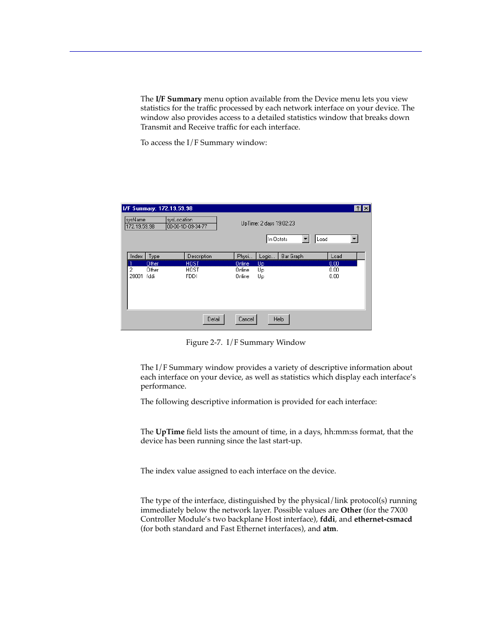 Viewing i/f summary information, Viewing i/f summary information -15, For details | Cabletron Systems Lancast Media Converter 7000 User Manual | Page 31 / 108