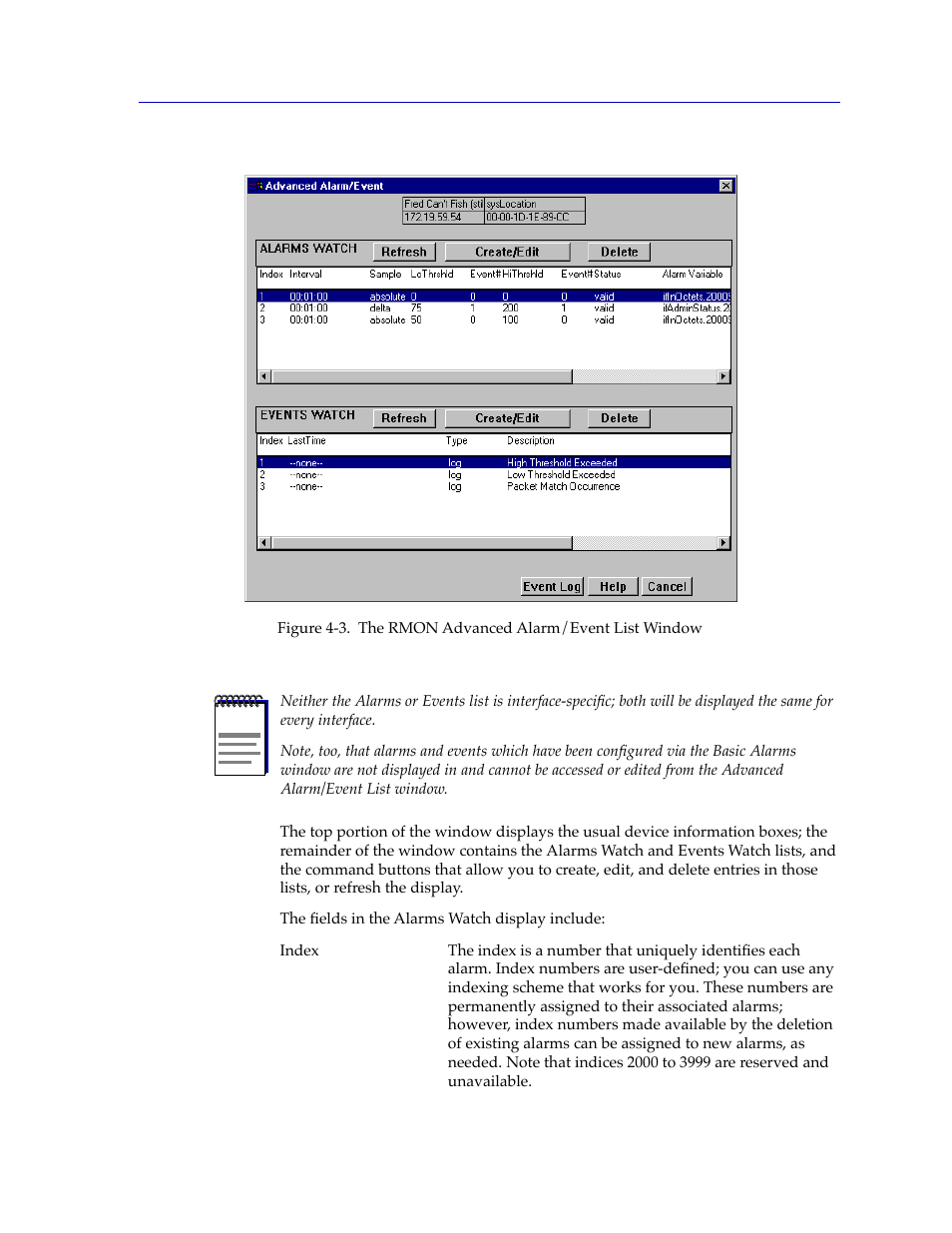 Figure 4-3, Will appear | Cabletron Systems Lancast Media Converter 7000 User Manual | Page 69 / 108