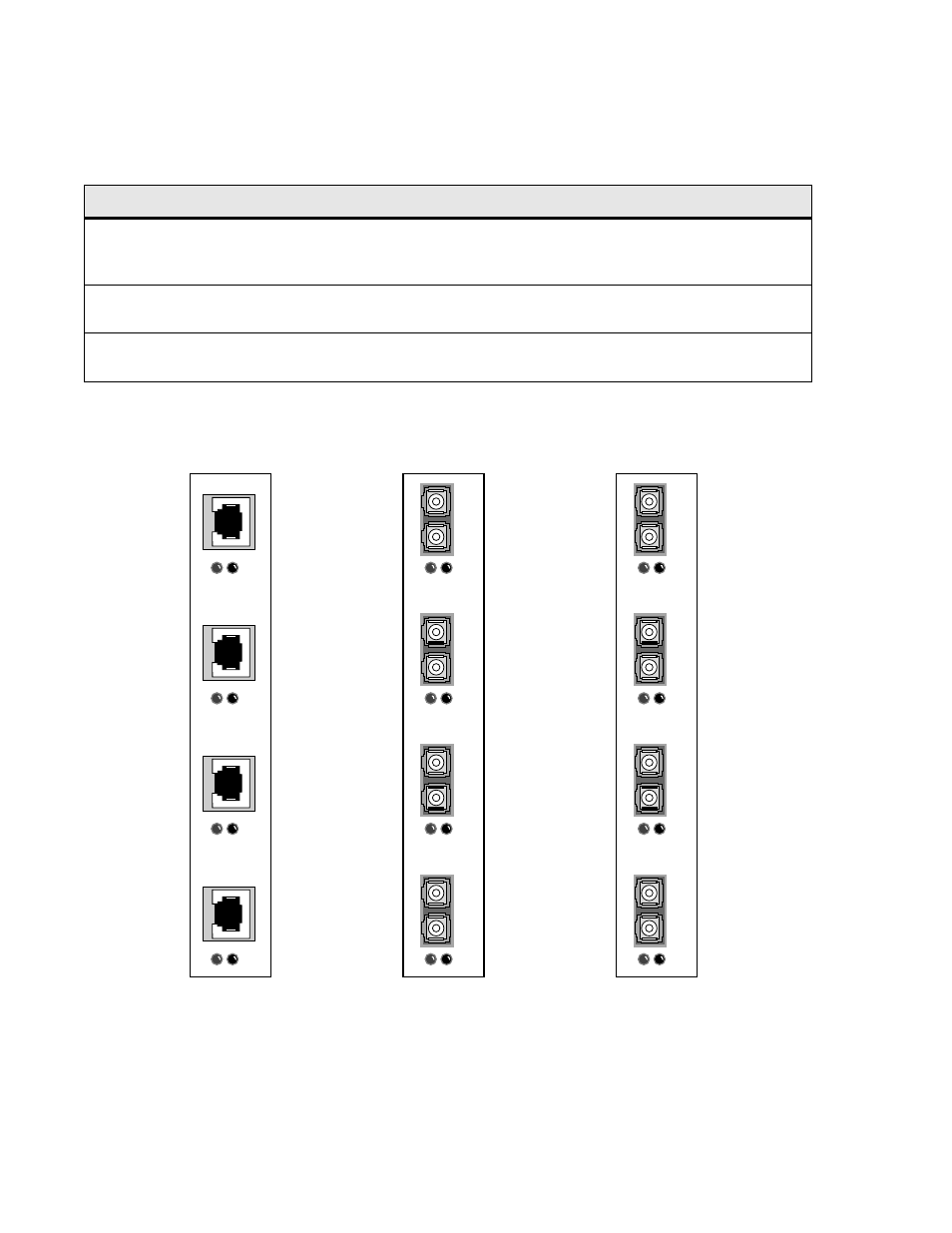 Table a-3 i/o port module media types, Figure a-2 i/o modules | Cabletron Systems SmartCell 6A000 User Manual | Page 68 / 102