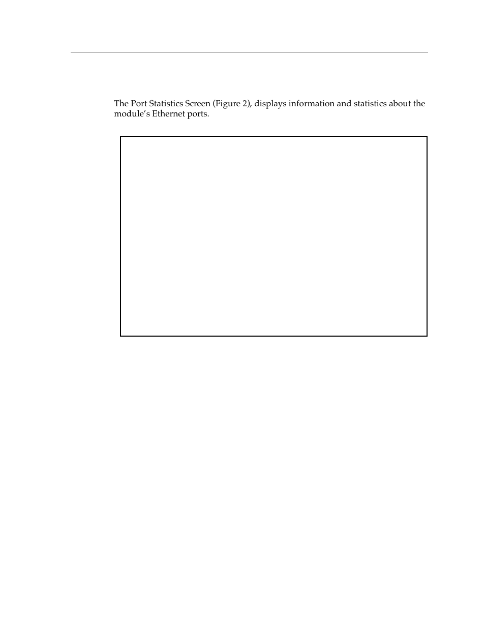 Port statistics screen | Cabletron Systems 9G429-02 User Manual | Page 9 / 12