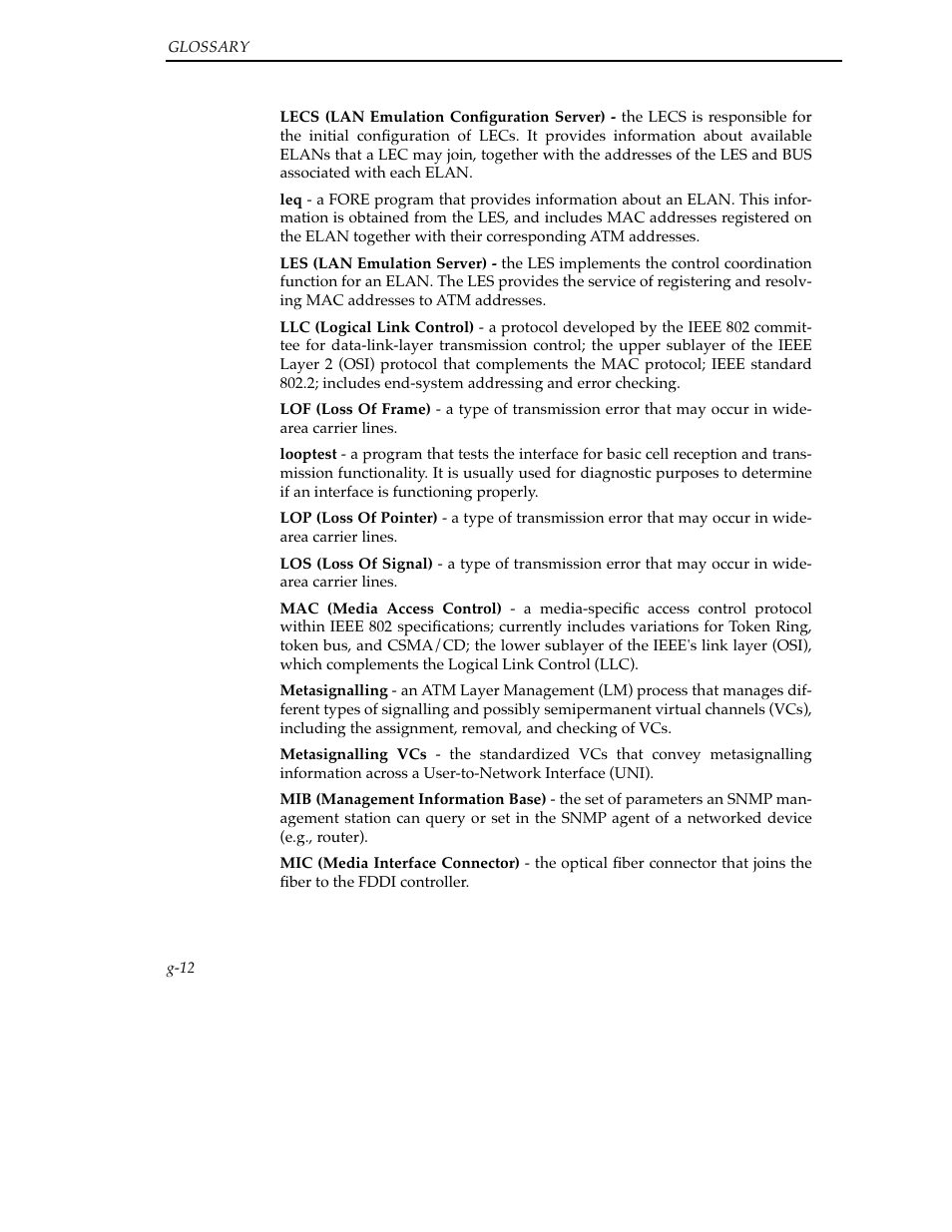 Cabletron Systems SFCS-200BX User Manual | Page 170 / 180