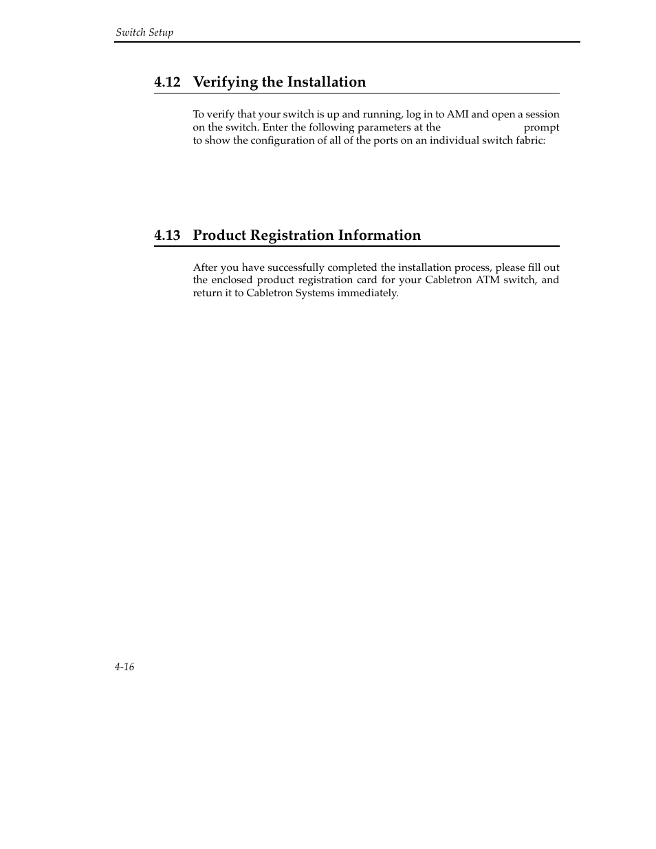 12 verifying the installation, 13 product registration information | Cabletron Systems SFCS-200BX User Manual | Page 66 / 180