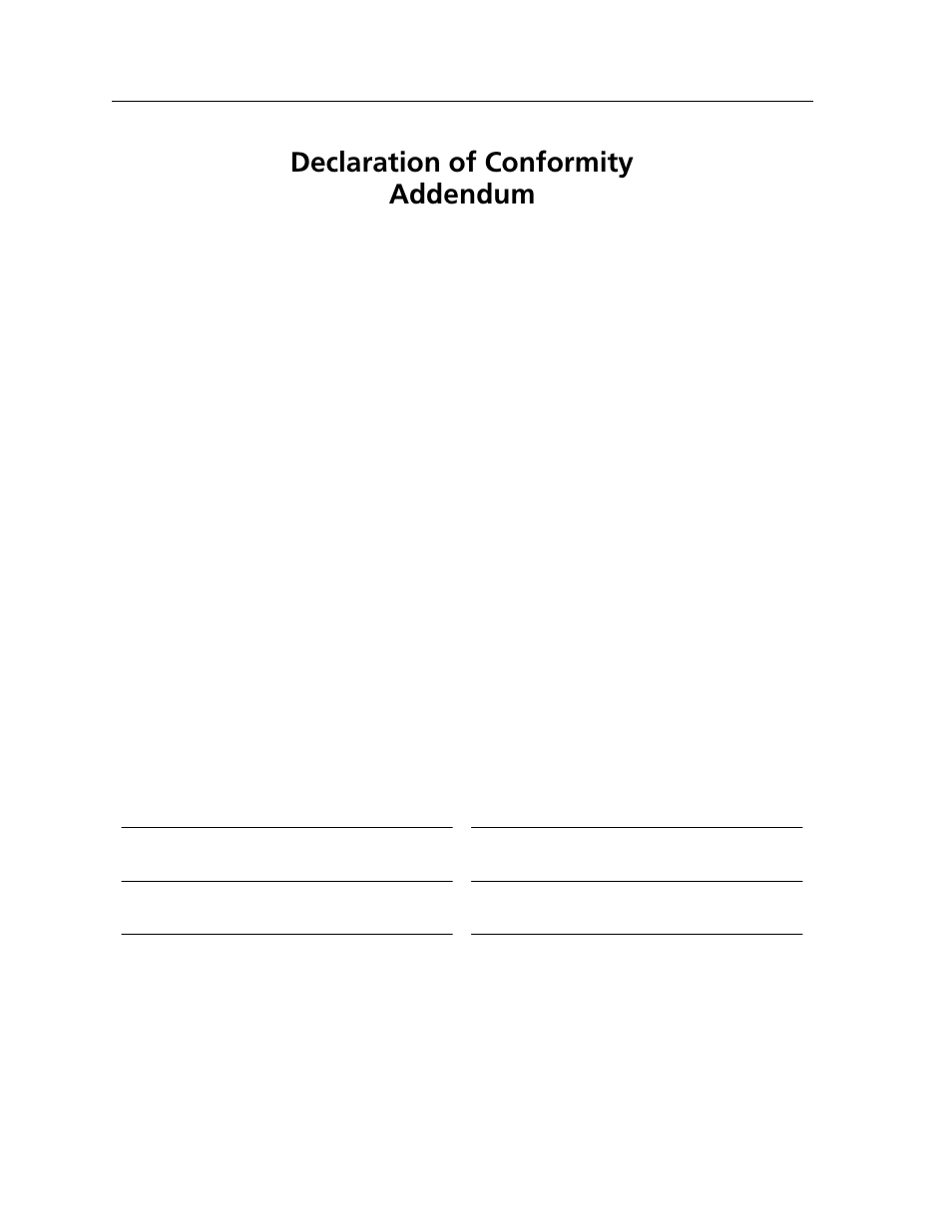 Declaration of conformity addendum | Cabletron Systems SMARTSWITCH ROUTER 9032578-05 User Manual | Page 12 / 398