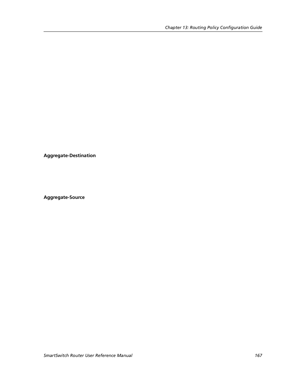 Aggregate-destination, Aggregate-source, Aggregate-destination aggregate-source | Cabletron Systems SMARTSWITCH ROUTER 9032578-05 User Manual | Page 193 / 398