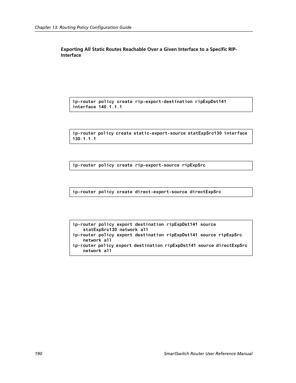 Rip-interface | Cabletron Systems SMARTSWITCH ROUTER 9032578-05 User Manual | Page 216 / 398
