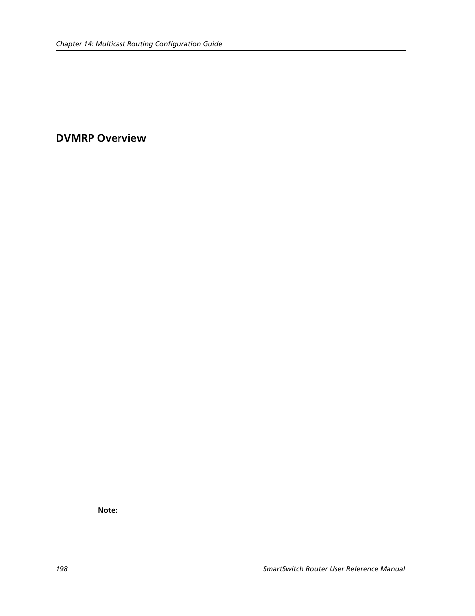 Dvmrp overview | Cabletron Systems SMARTSWITCH ROUTER 9032578-05 User Manual | Page 224 / 398