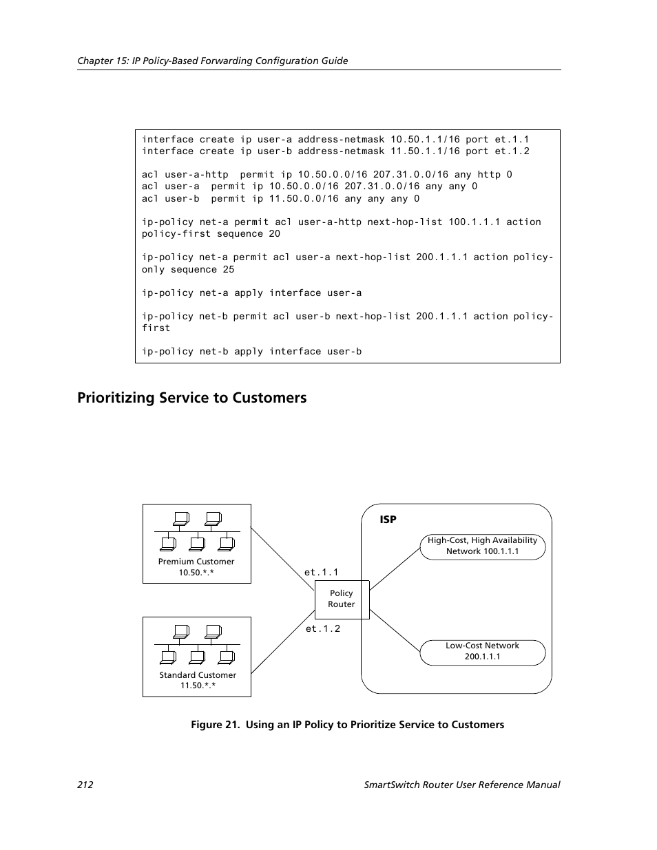 Prioritizing service to customers | Cabletron Systems SMARTSWITCH ROUTER 9032578-05 User Manual | Page 238 / 398