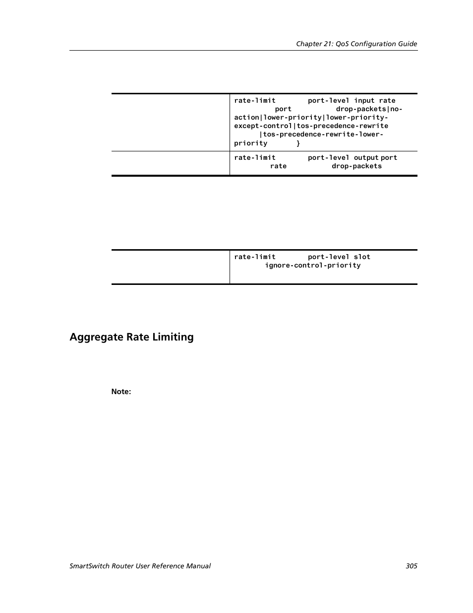 Aggregate rate limiting | Cabletron Systems SMARTSWITCH ROUTER 9032578-05 User Manual | Page 331 / 398