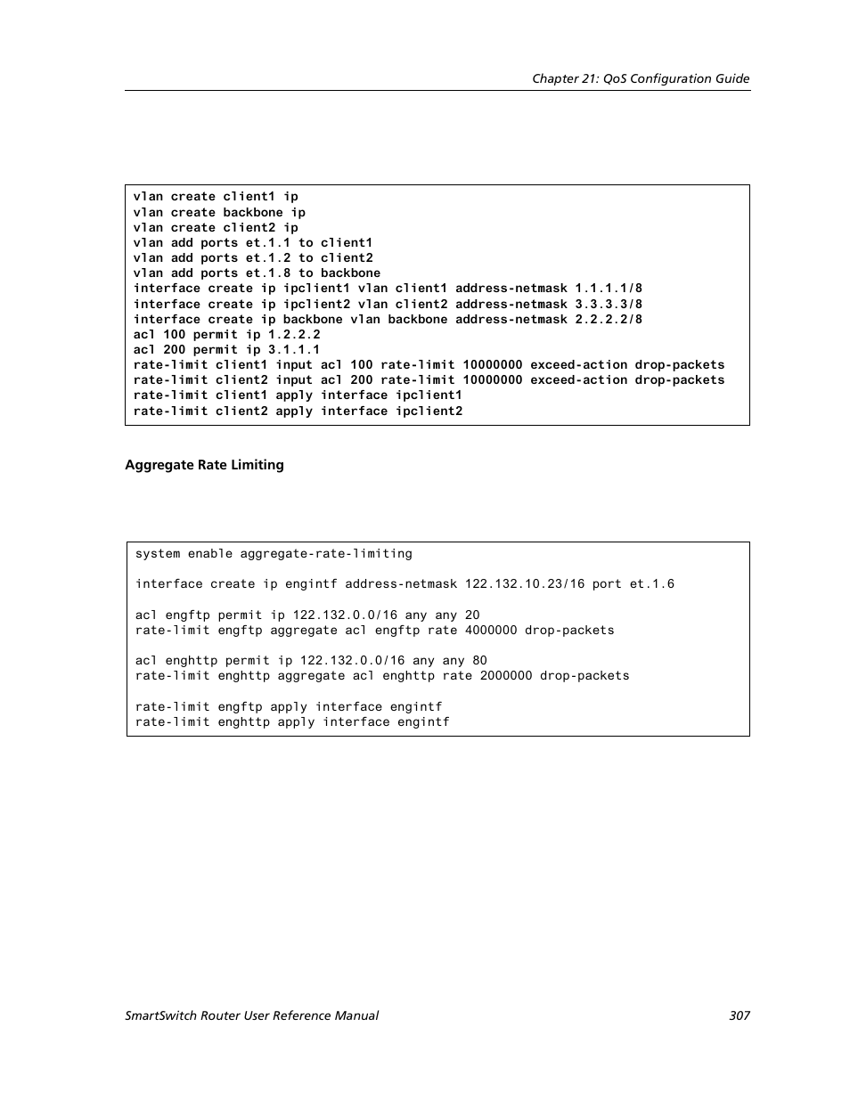 Aggregate rate limiting | Cabletron Systems SMARTSWITCH ROUTER 9032578-05 User Manual | Page 333 / 398
