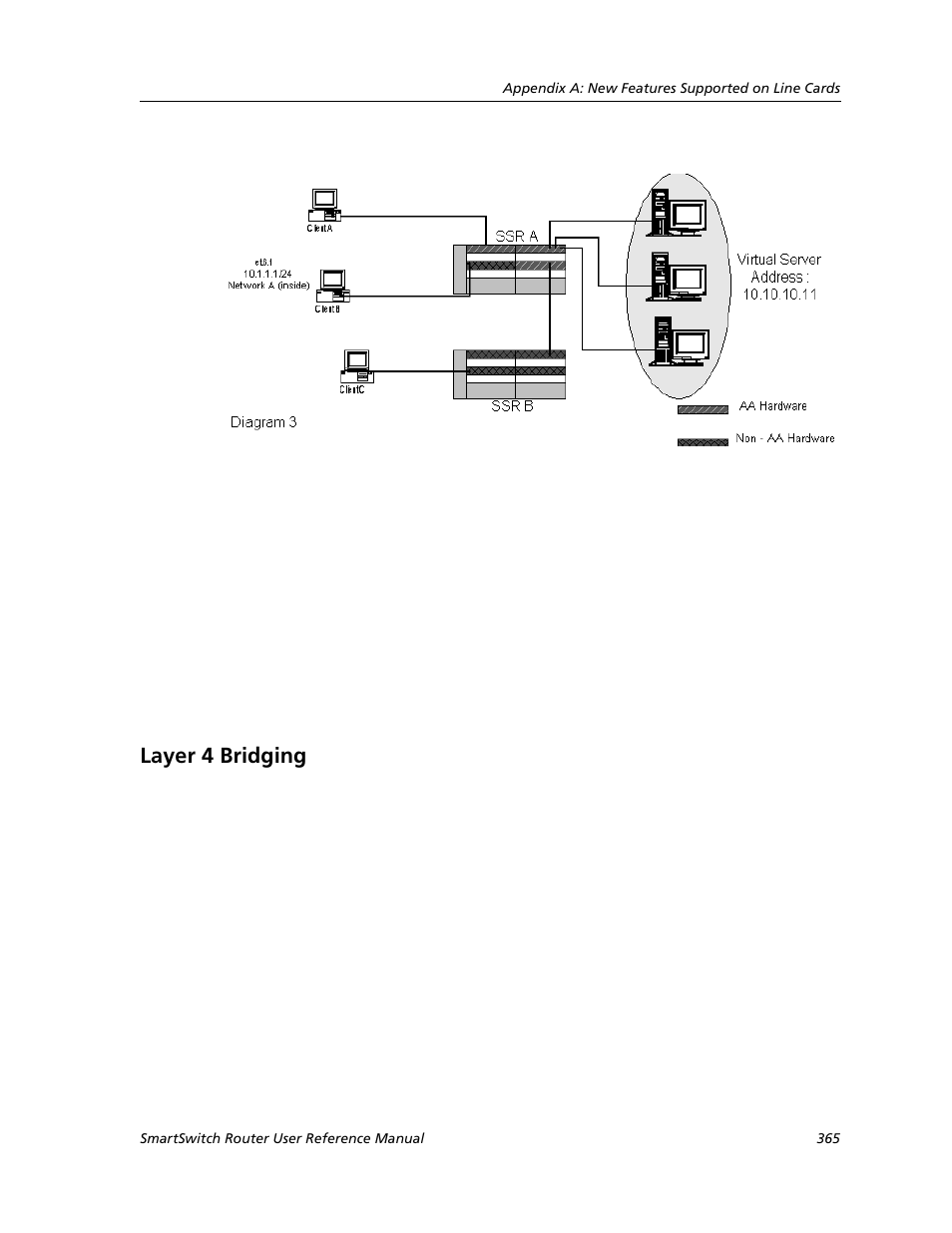 Layer 4 bridging | Cabletron Systems SMARTSWITCH ROUTER 9032578-05 User Manual | Page 391 / 398