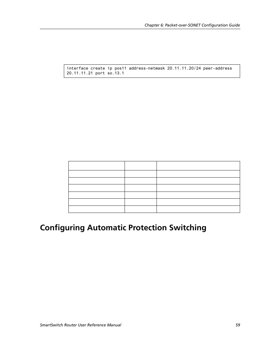 Configuring automatic protection switching | Cabletron Systems SMARTSWITCH ROUTER 9032578-05 User Manual | Page 85 / 398