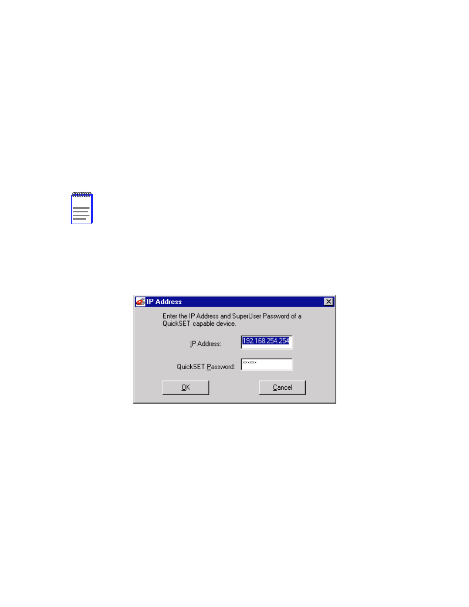 Hsim-w6 configuration with quickset, Chapter 6, Hsim-w6 configuration with | Quic, Quickset utility application. refer to | Cabletron Systems HSIM-W6 User Manual | Page 73 / 258