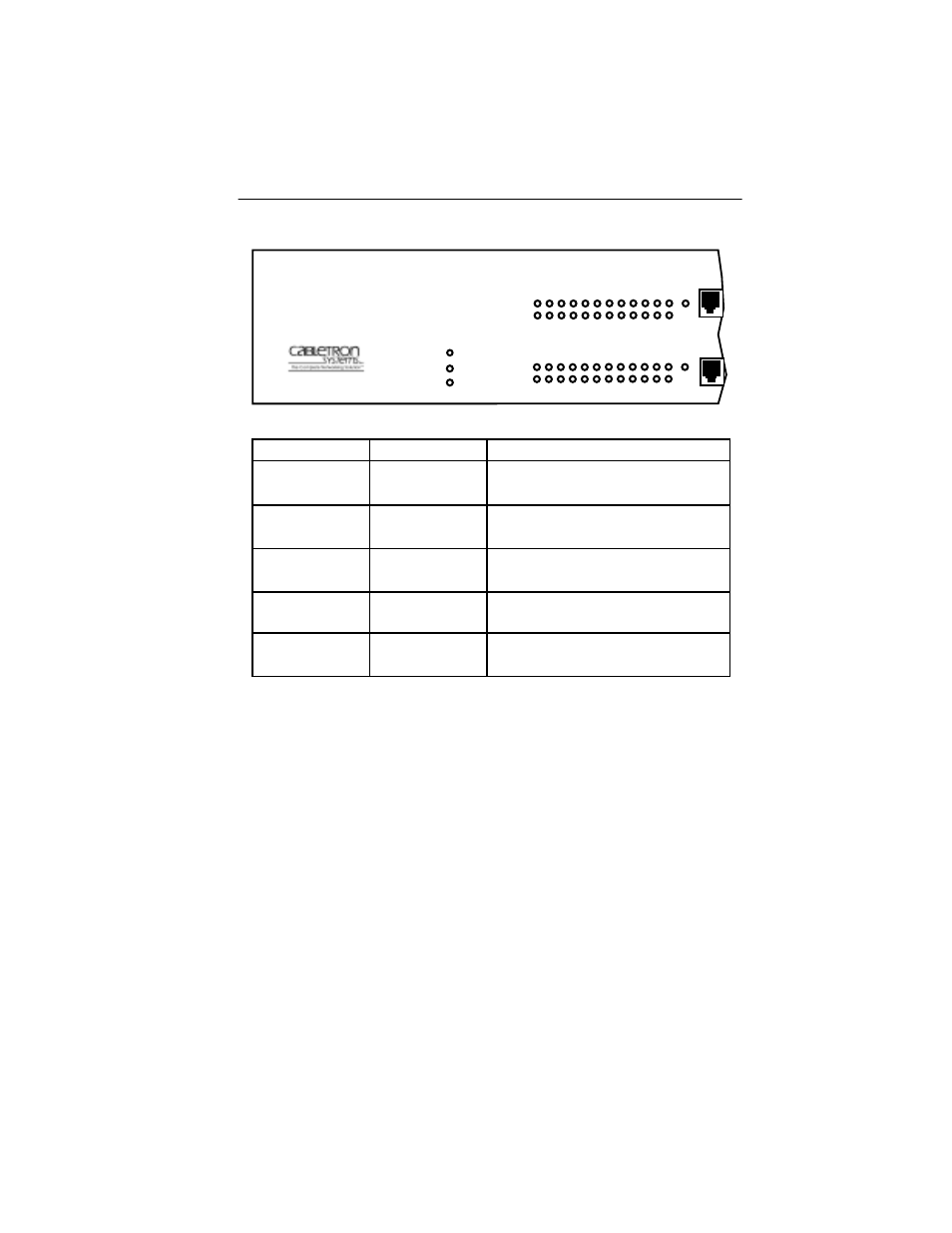 Hubstack, Seh-24 | Cabletron Systems SEH-34 User Manual | Page 53 / 64