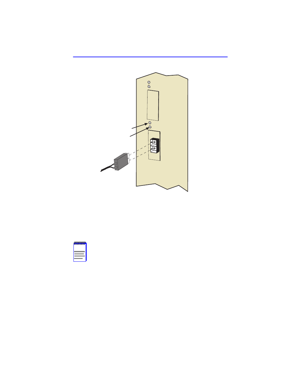 Figure 3-7, Installed in the 6e12x-26. see | Cabletron Systems 6E133-25 User Manual | Page 39 / 184