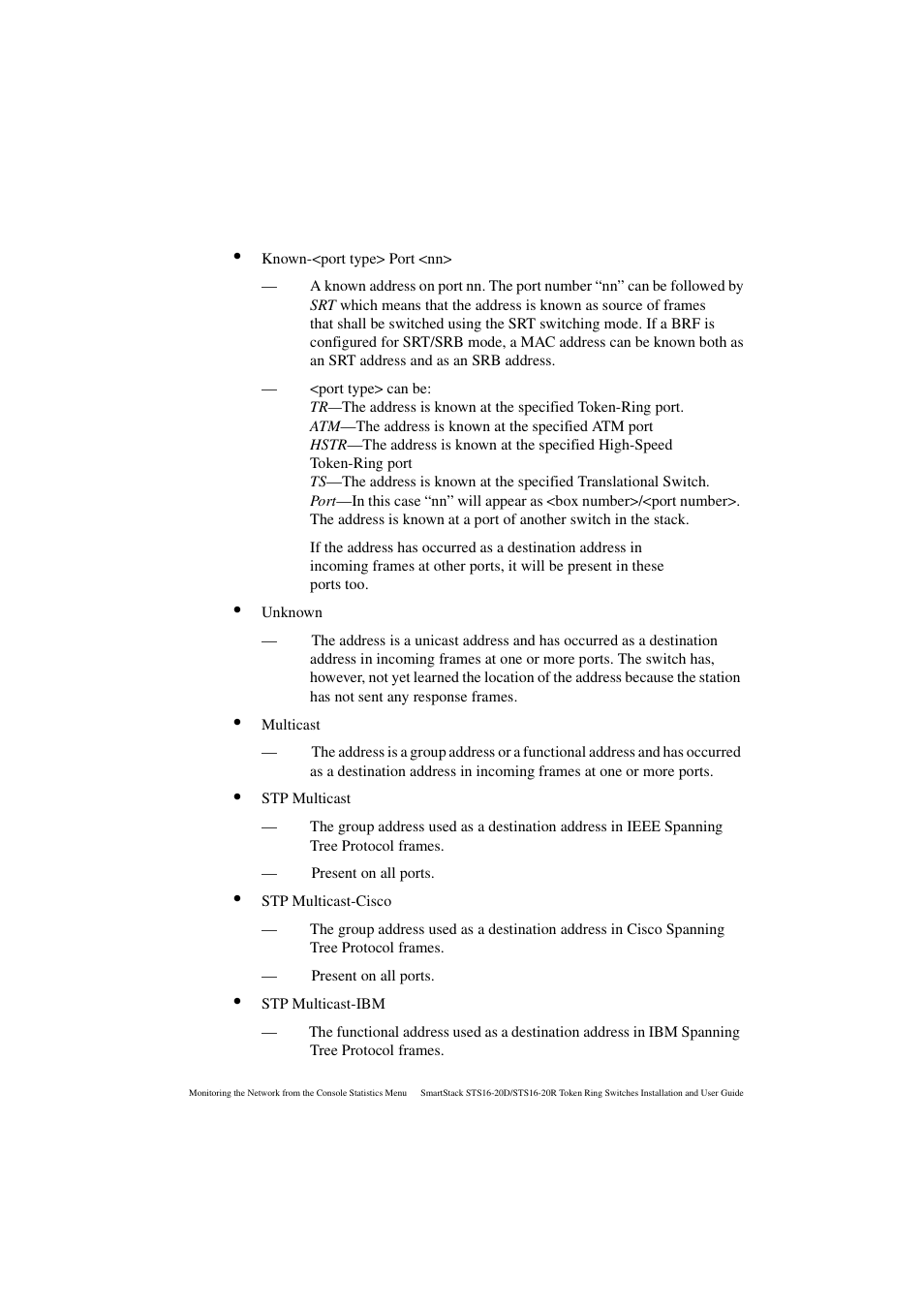 Cabletron Systems STS16-20R User Manual | Page 193 / 258