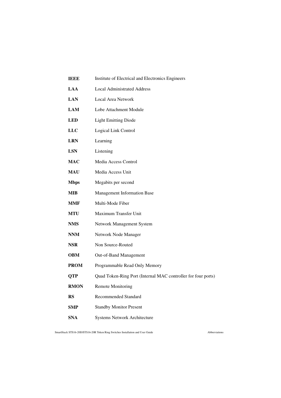 Cabletron Systems STS16-20R User Manual | Page 240 / 258