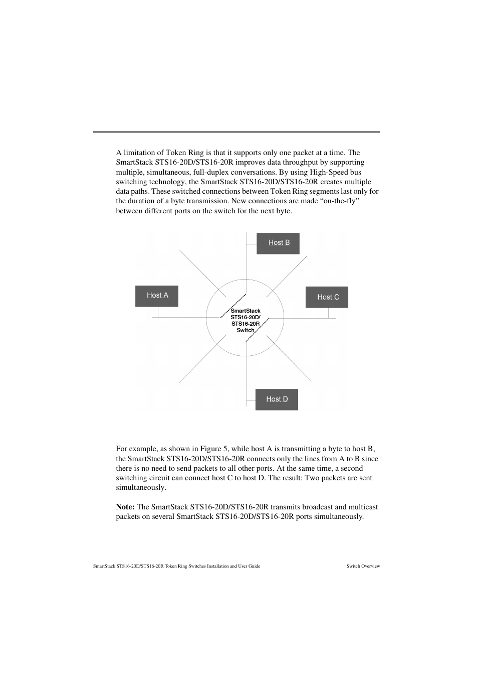 Multiple simultaneous conversations, Sts16-20rm switch | Cabletron Systems STS16-20R User Manual | Page 32 / 258