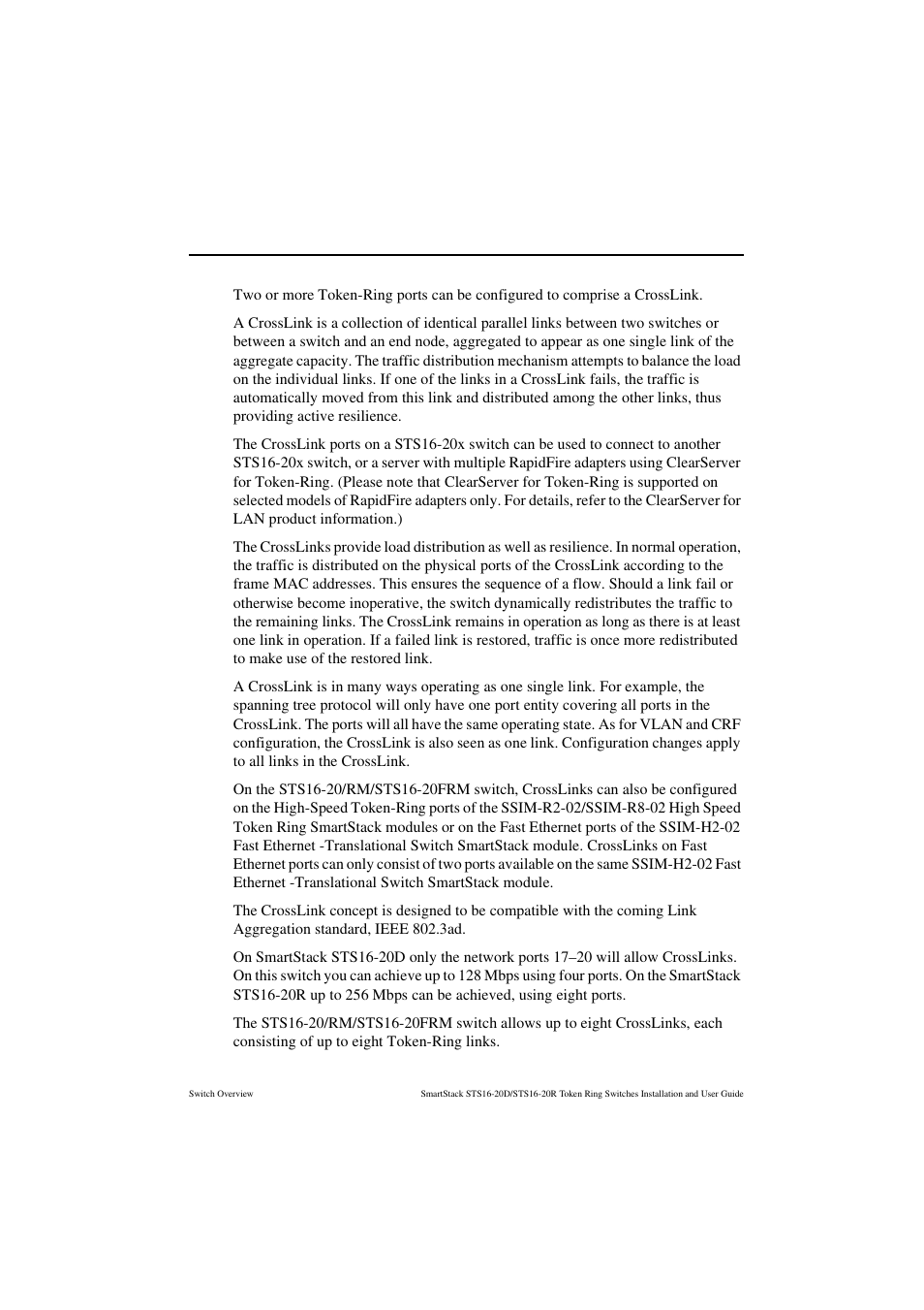 Crosslink connections, Connecting devices to the token ring ports | Cabletron Systems STS16-20R User Manual | Page 43 / 258