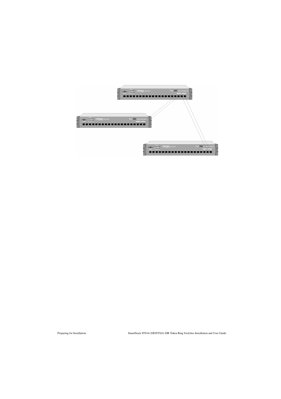 Figure 16. setting up crosslinks | Cabletron Systems STS16-20R User Manual | Page 67 / 258