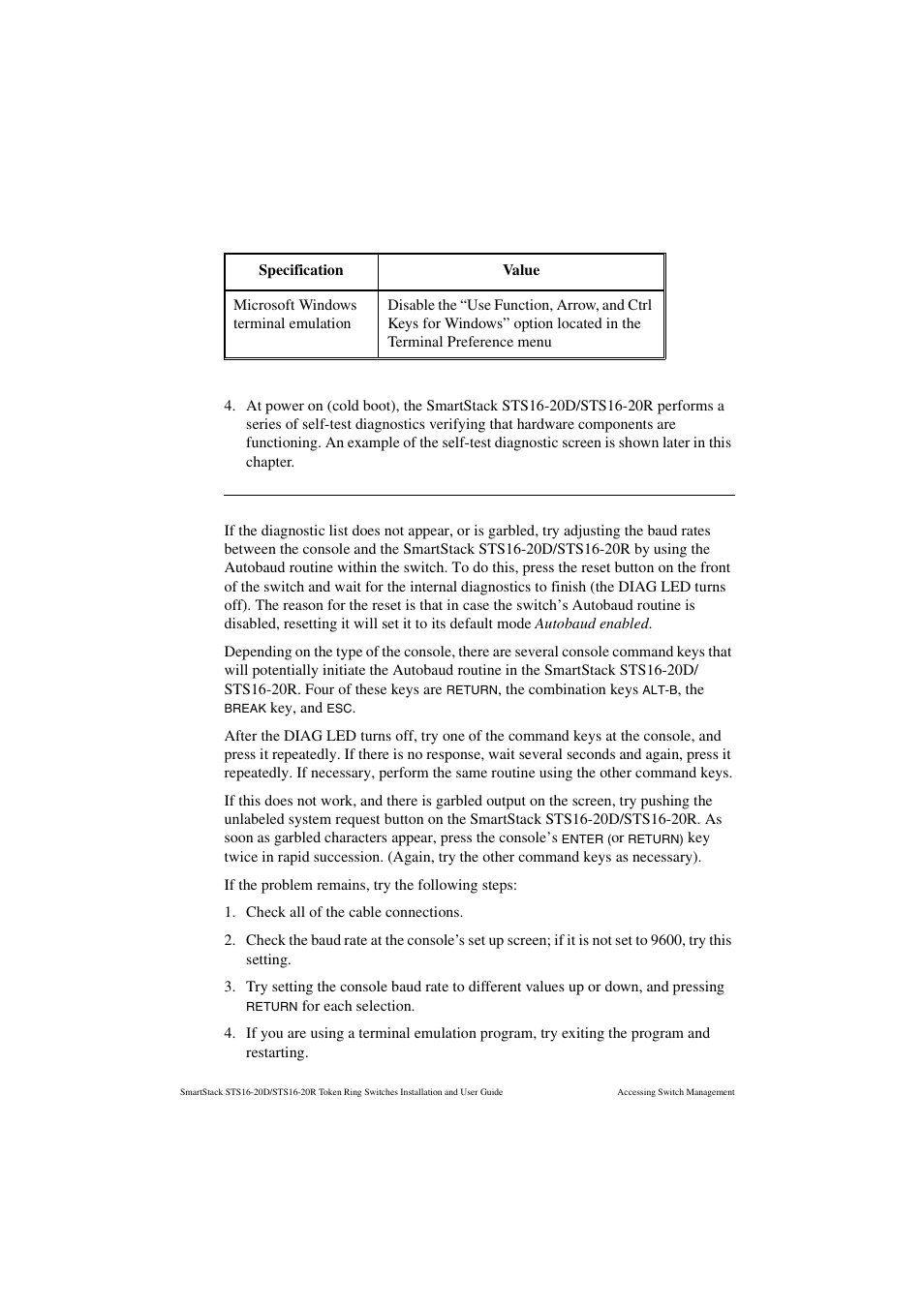 Communication problems | Cabletron Systems STS16-20R User Manual | Page 86 / 258