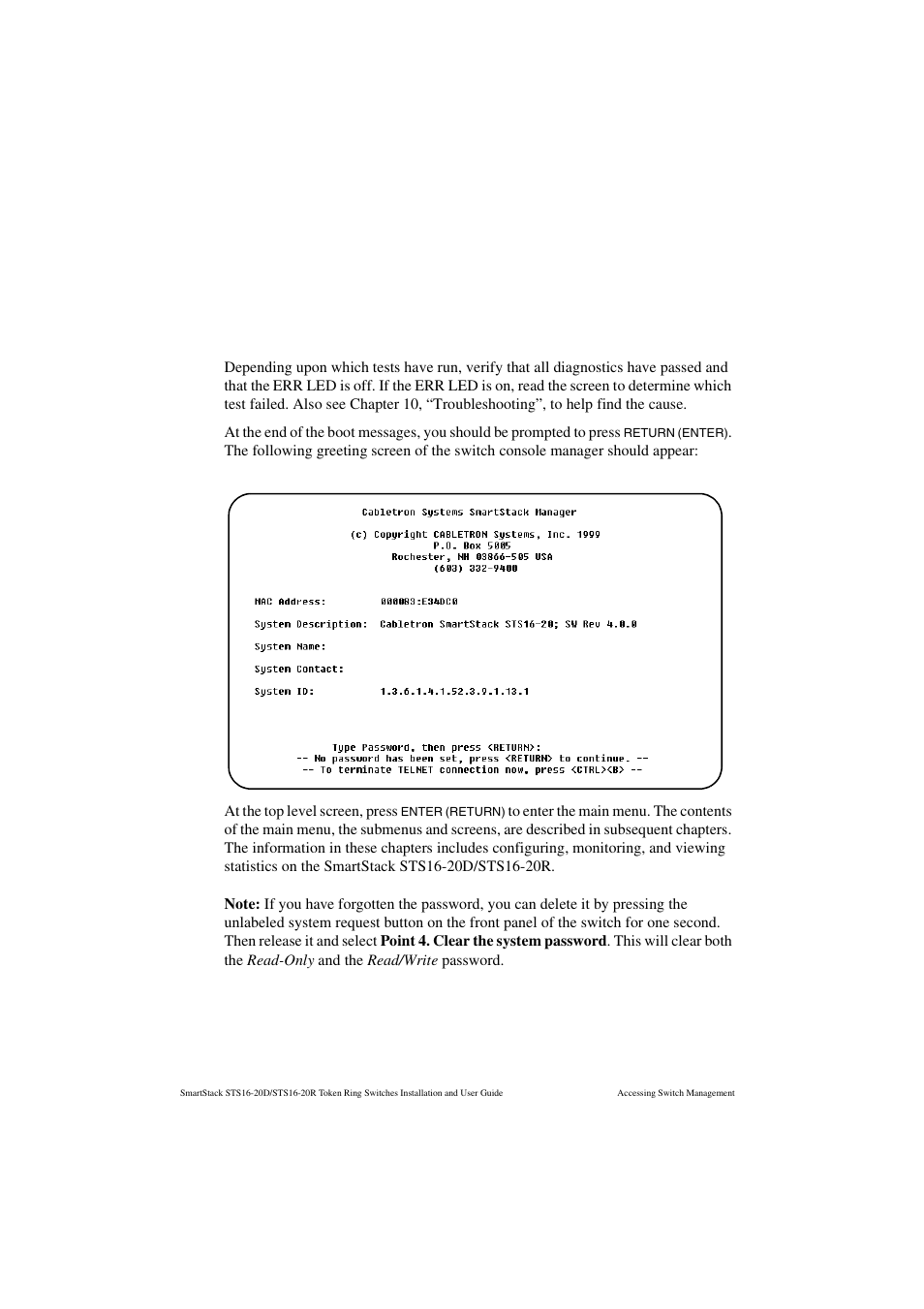 Cabletron Systems STS16-20R User Manual | Page 88 / 258