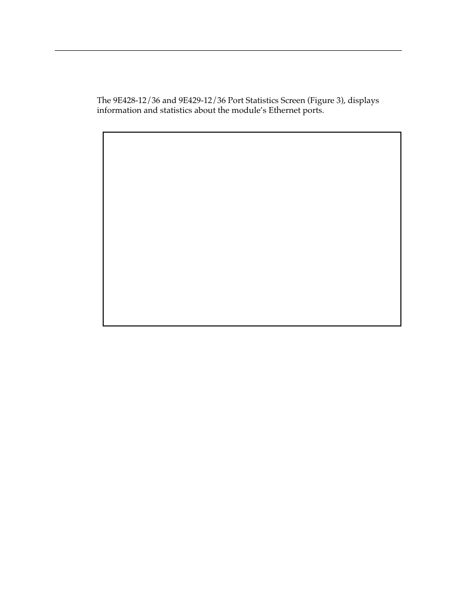 Port statistics screen | Cabletron Systems 9E428-12 User Manual | Page 12 / 18