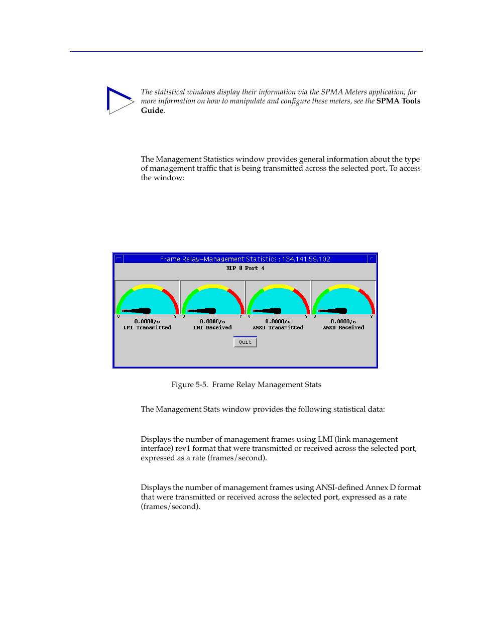 Management stats, Management stats -21 | Cabletron Systems SPECTRUM FRX6000 User Manual | Page 109 / 232