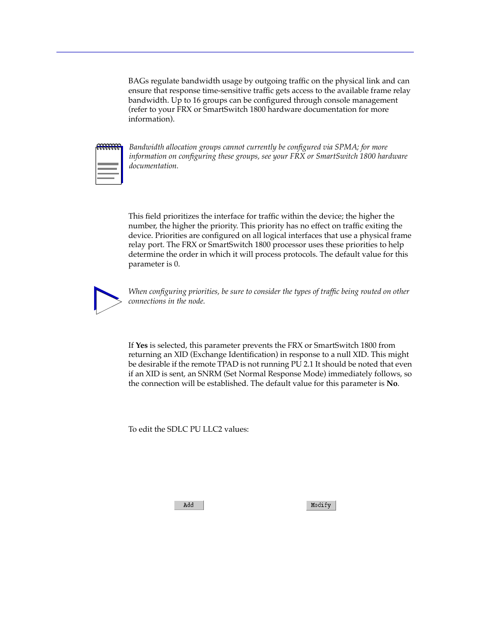 Changing sdlc pu llc2 values, Changing sdlc pu llc2 values -14 | Cabletron Systems SPECTRUM FRX6000 User Manual | Page 138 / 232