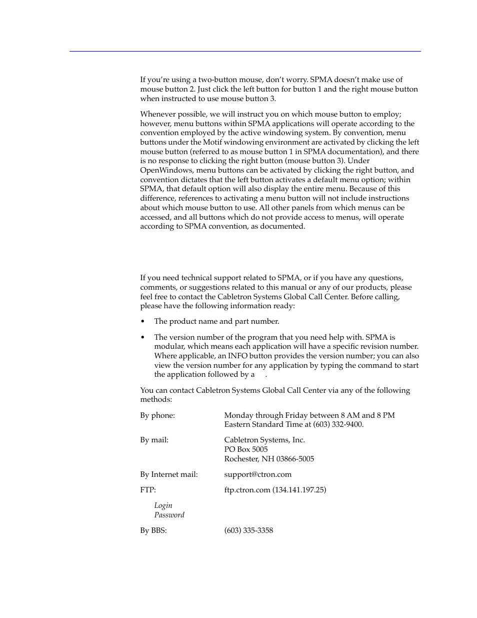 Getting help, Getting help -7 | Cabletron Systems SPECTRUM FRX6000 User Manual | Page 15 / 232