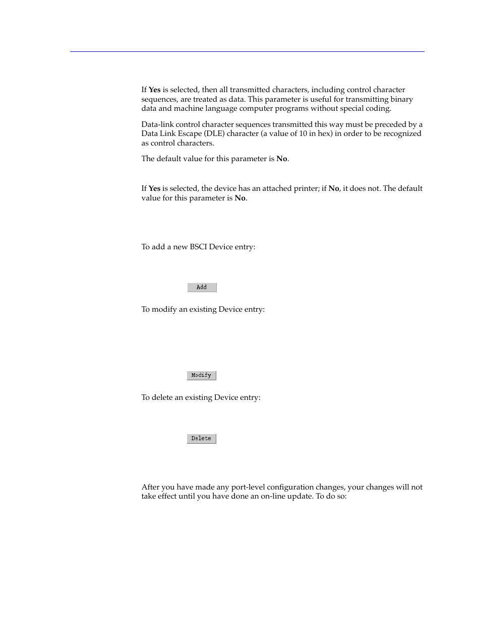Adding or modifying bsci device information, Applying port-level changes | Cabletron Systems SPECTRUM FRX6000 User Manual | Page 167 / 232