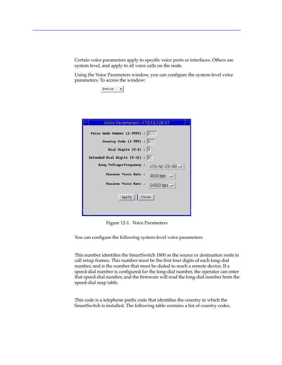 Configuring system-level voice parameters, Conþguring system-level voice parameters -2 | Cabletron Systems SPECTRUM FRX6000 User Manual | Page 206 / 232