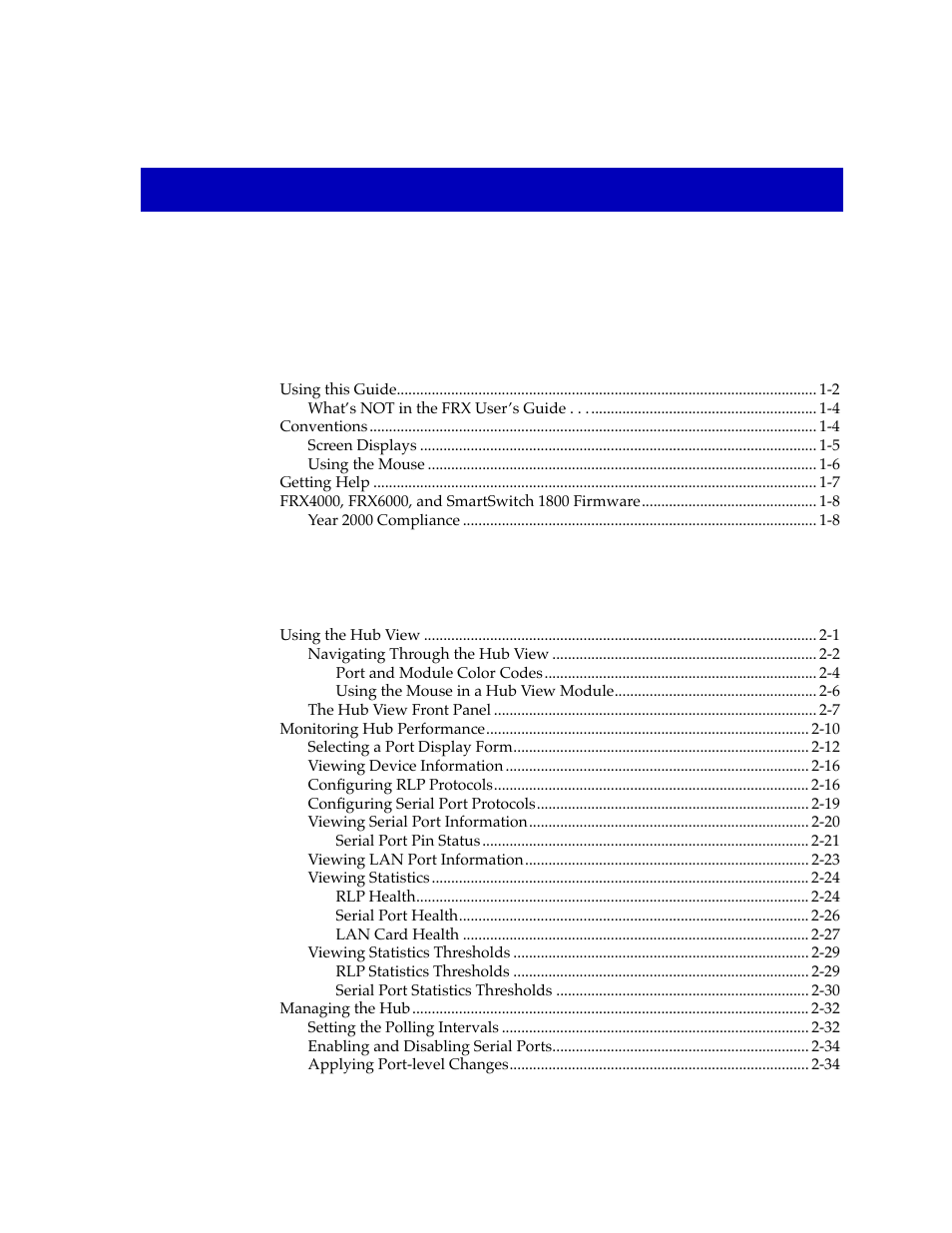 Cabletron Systems SPECTRUM FRX6000 User Manual | Page 5 / 232