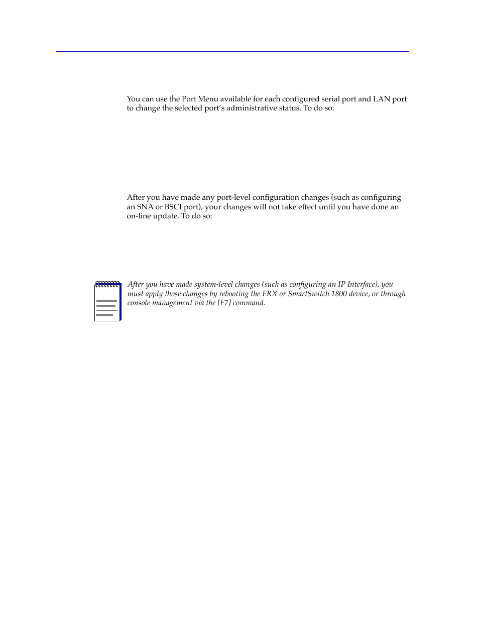 Enabling and disabling serial ports, Applying port-level changes | Cabletron Systems SPECTRUM FRX6000 User Manual | Page 50 / 232