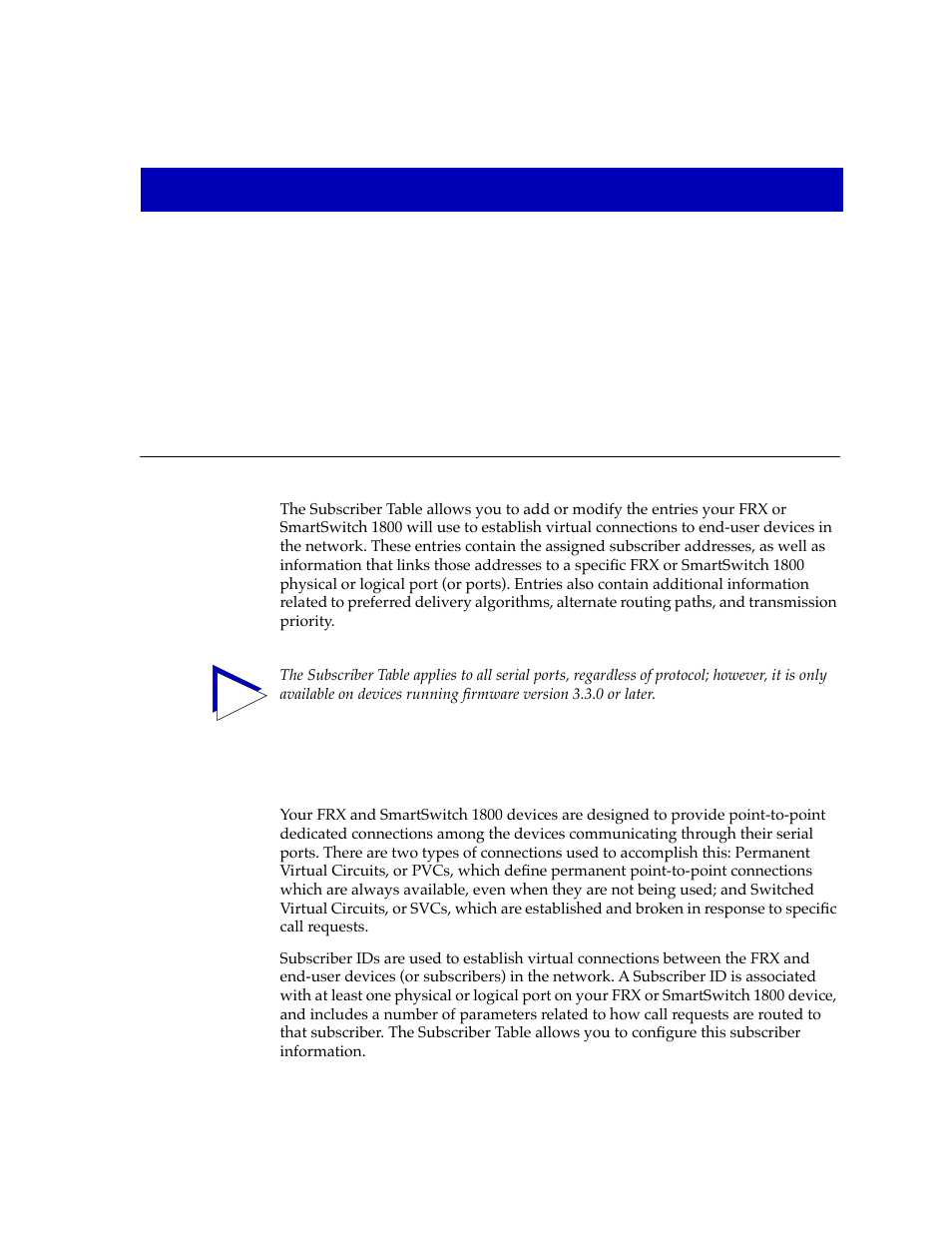 Configuring the subscriber table, About subscriber ids, Chapter 4 | About subscriber ids -1 | Cabletron Systems SPECTRUM FRX6000 User Manual | Page 81 / 232