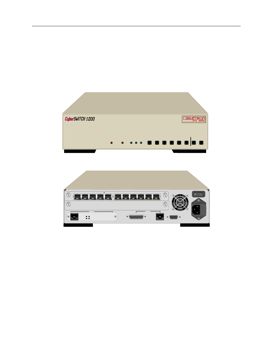 System modules, The csx1200-e11-mod, System modules 48 | The csx1200-e11-mod 48, Add-on modules, Ystem, Odules, User’s guide 48 cyberswitch | Cabletron Systems CSX1000 User Manual | Page 48 / 644
