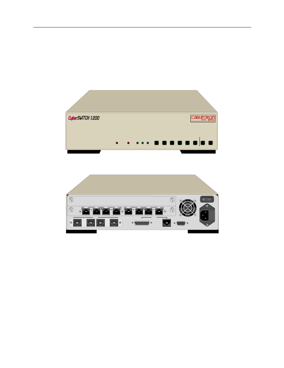 The csx1200-u4-mod, The csx1200-u4-mod 50, User’s guide 50 cyberswitch | Cabletron Systems CSX1000 User Manual | Page 50 / 644