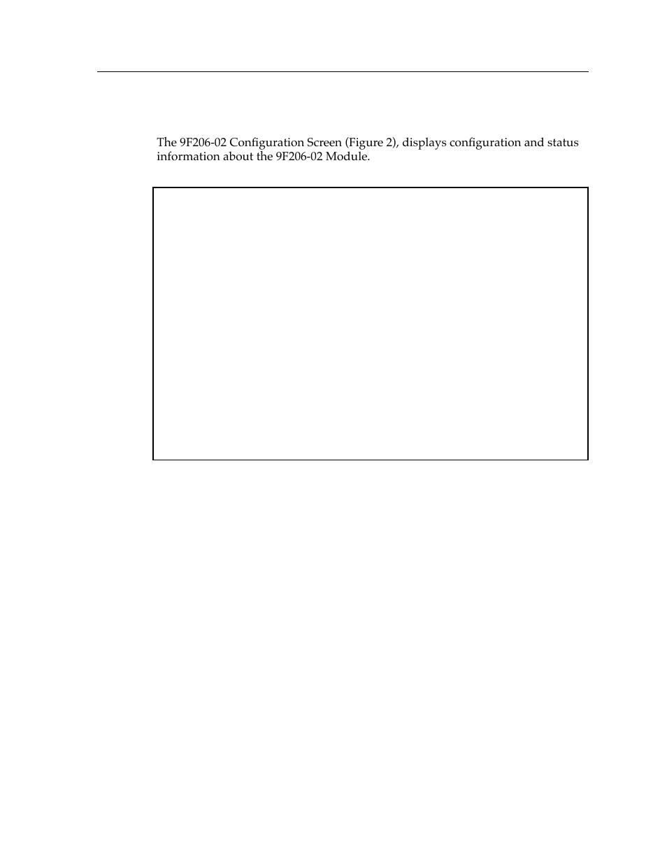 The 9f206-02 configuration screen | Cabletron Systems 9F206-02 User Manual | Page 5 / 10