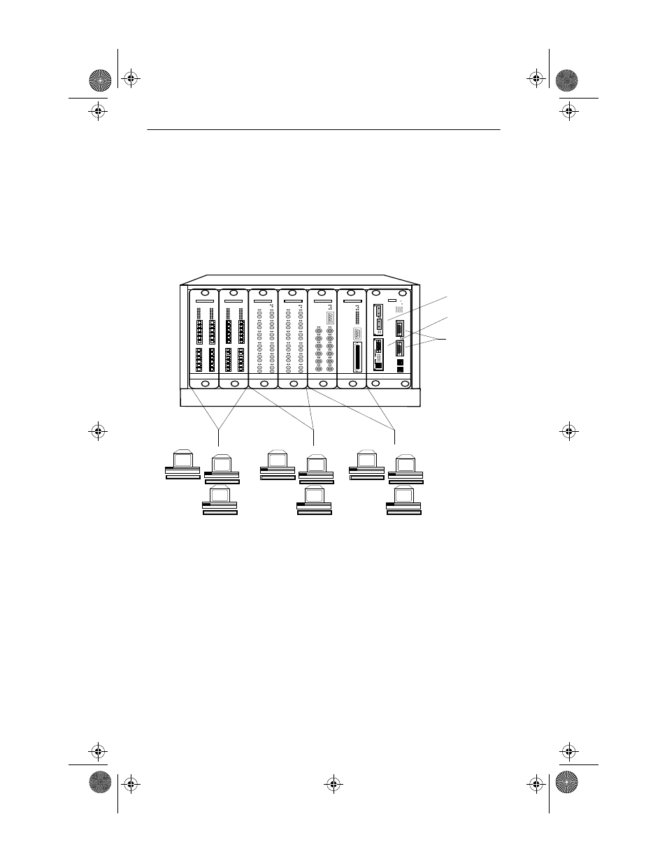 1 three networks with a single mmac-fnb, 2 the emm-e6 as a multiport router, 1 three networks with a single mmac-fnb | 2 the emm-e6 as a multiport router | Cabletron Systems EMM-E6 Ethernet User Manual | Page 57 / 205