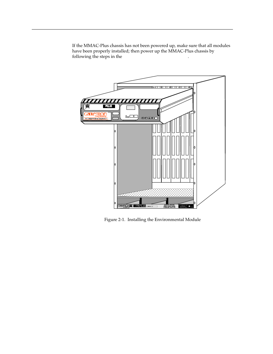 Enter | Cabletron Systems Environmental Module TM 9C300-1 User Manual | Page 12 / 50