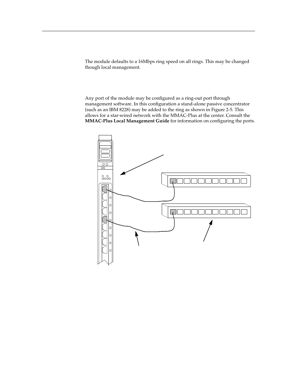 Ring speed, Multi-ring out capability | Cabletron Systems MMAC-Plus 9T122-24 User Manual | Page 16 / 27